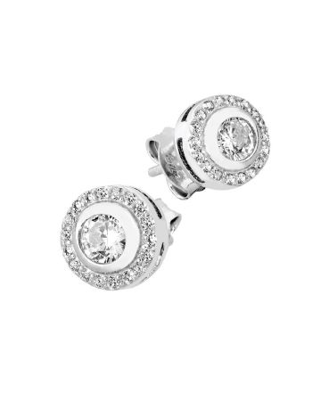 Hopeiset tappikorvakorut PSS1055ES