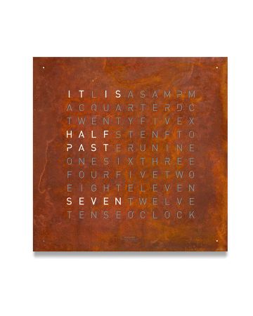 QLOCKTWO Classic Creator’s Edition Rust QT4ENRT