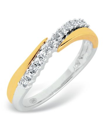 Beat of Love -timanttisormus R-1361DYW-15-0