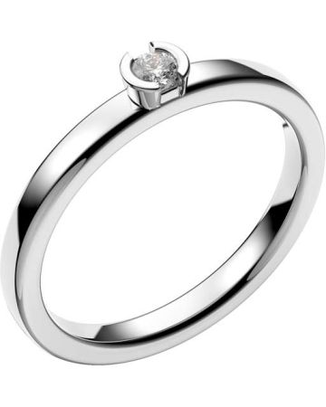 Schalins Rhen 0,07 ct,  Weißes Gold