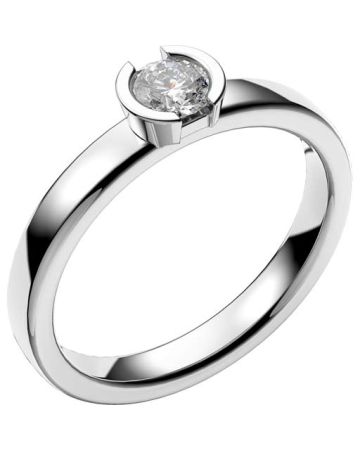 Schalins Rhen 0,30 ct,  Weißes Gold