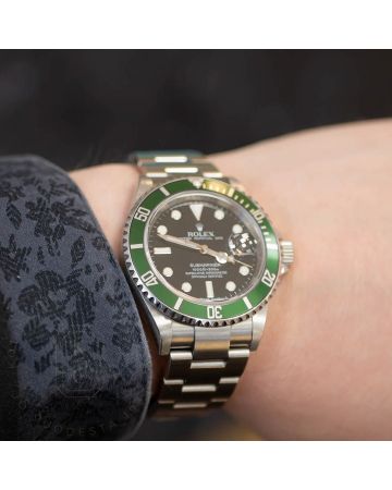 Pre-Owned Rolex Submariner "Kermit" 16610LV-5