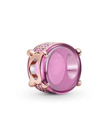 Pandora Pink Oval Cabochon Charm 789309C02