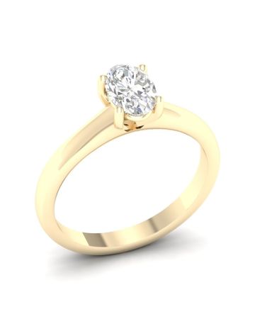 Brilliant Star ring / Labordiamanten RS01382 YG 0.75CT