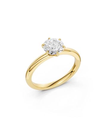 Brilliant Star Ring, Labordiamant RS07709 YG
