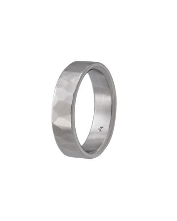 Ilkka Marttiini Agás -flakkasormus 5mm matta taottu S010