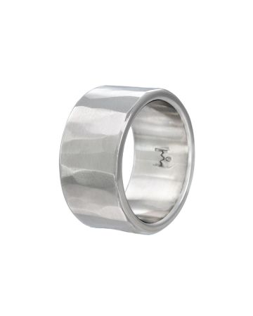 Ilkka Marttiini Agás -flakkasormus 10mm matta taottu S210