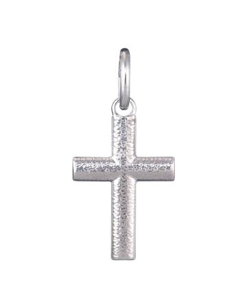 Saurum valkokultainen ristiriipus SA805100000-1