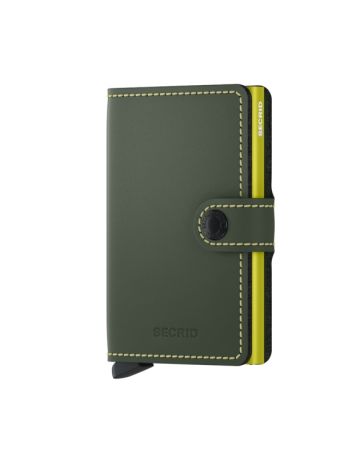 Secrid Miniwallet Matte Green Lime MM-GREEN-LIME