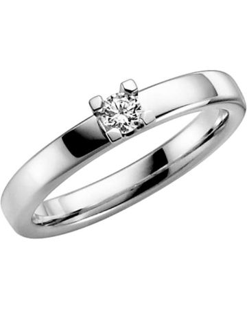 Schalins Seine 0,15 ct,  Weißes Gold