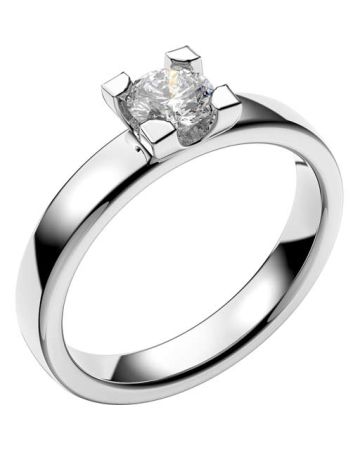 Schalins Seine 0,40 ct,  Weißes Gold