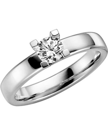 Schalins Seine 0,50 ct,  Weißes Gold