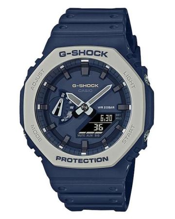 Casio G-Shock Earth Color Tone Blue & White -rannekello GA-2110ET-2AER-1
