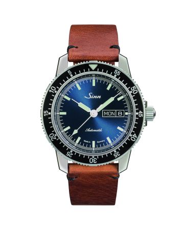Sinn 556 I RS -rannekello / musta nahka 556.0106
