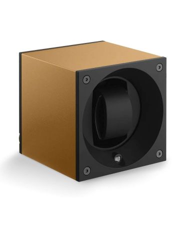 SwissKubik Masterbox Aluminium Yellow Uhrenbeweger SK01.AE006