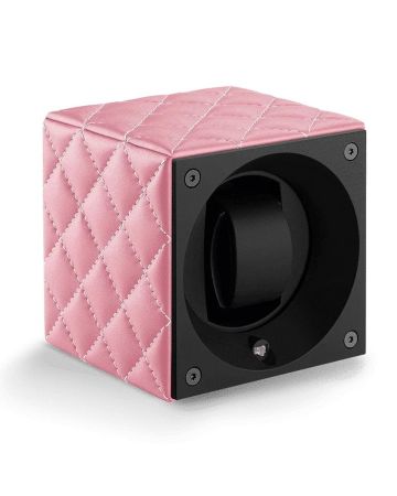 SwissKubik Masterbox Couture Pink Leather kellonpyöritin SK01.CV.COUT.ROSE C/BLANCHE