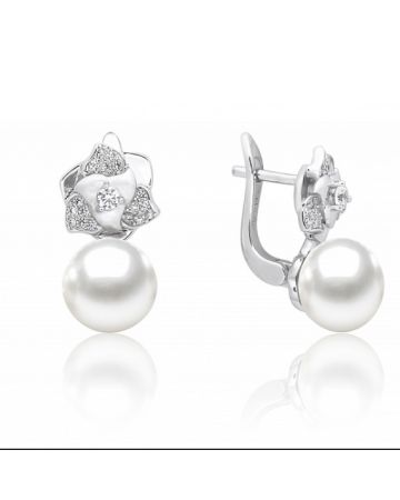 Gaura Pearls -helmikorvakorut SK17450EL