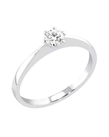 Romanssi Ruusu timanttisormus SOLITAIRE 0.20CT