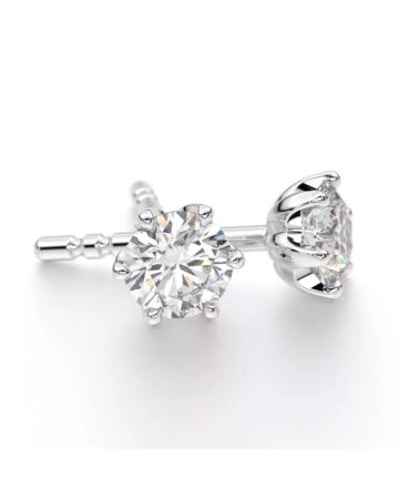 Romanssi Ruusu timanttikorvakorut Solitaire 2 x 0.18ct