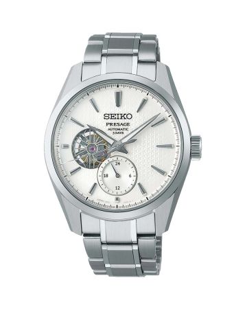 Seiko Presage ‘Shiro’ SharpEdged Open Heart SPB415J1-1