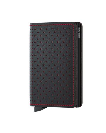 Secrid Slimwallet Perforated Black-Red SPF-BLACK-RED
