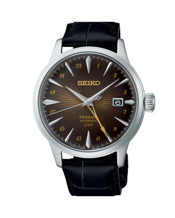 Seiko Presage Cocktail Time "Rusty Nail" GMT SSK039J1-1