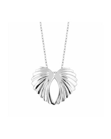 Hopeinen kaulakoru / siivet T1N221253-45+5-1