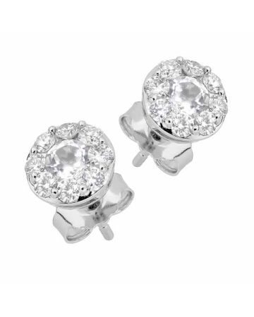 Brilliant Star Diamanten Ohrringe / topas TEF01750-1