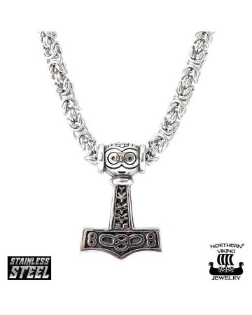 Northern Viking Jewelry Asatru Thor's kuningasketjulla NVJRS040
