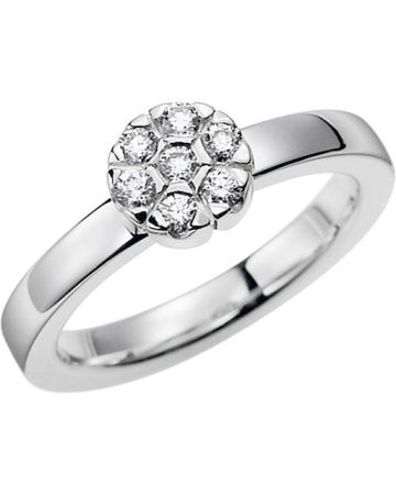 Schalins Tonga 0,21ct,  Weißes Gold