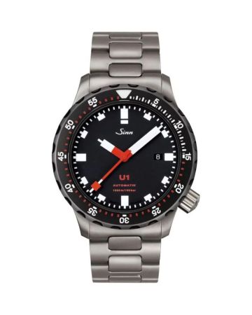 Sinn U1 SDR TEGIMENT -rannekello / teräs 1010.050-1