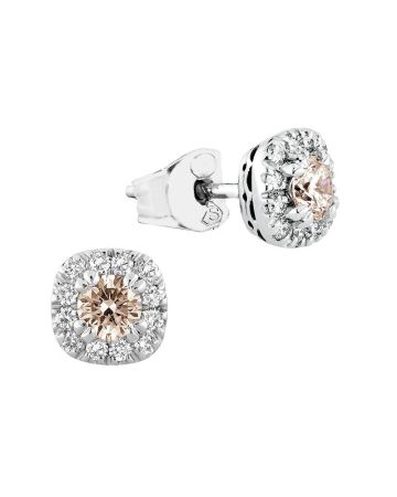 Sandberg Toivomuslähde timanttikorvakorut V-605w 0.20ct-1