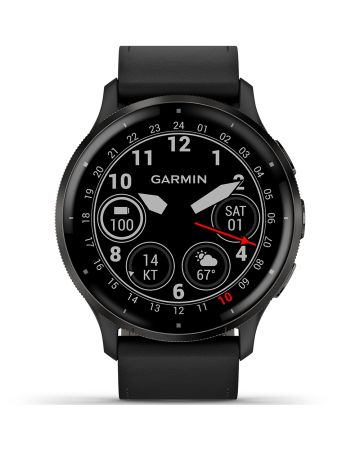 Garmin Venu 3 grafiitinharmaa kehä, musta runko ja musta nahkaranneke 010-02784-52-1