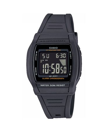 Casio Digital W-201-1BVEG