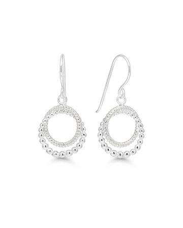 Silberne Ohrringe WE-39888