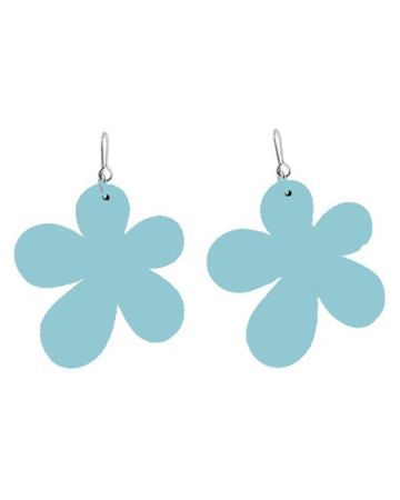 Wood puiset korvakorut kukka