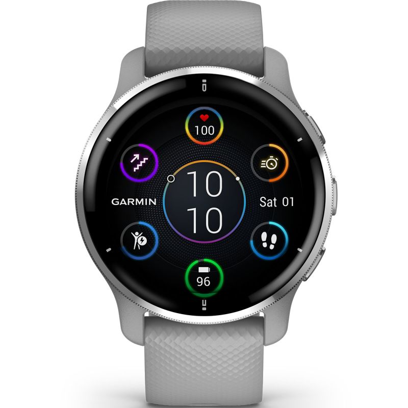 Garmin Venu 2 Plus Powder Grey Silvertone 010-02496-10-0