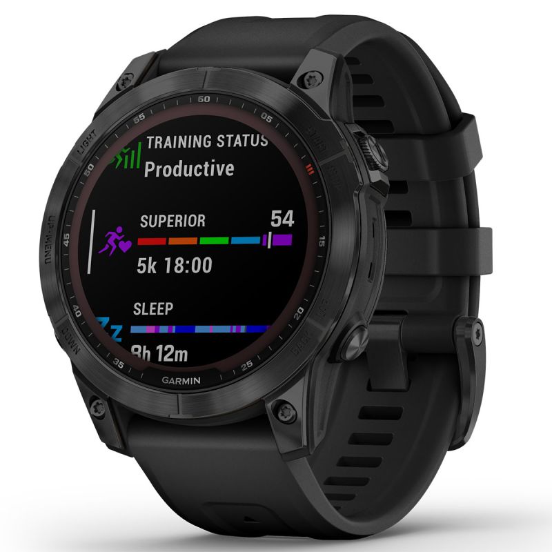 Garmin Fenix 7 Sapphire Solar, TI Black 010-02540-35-5