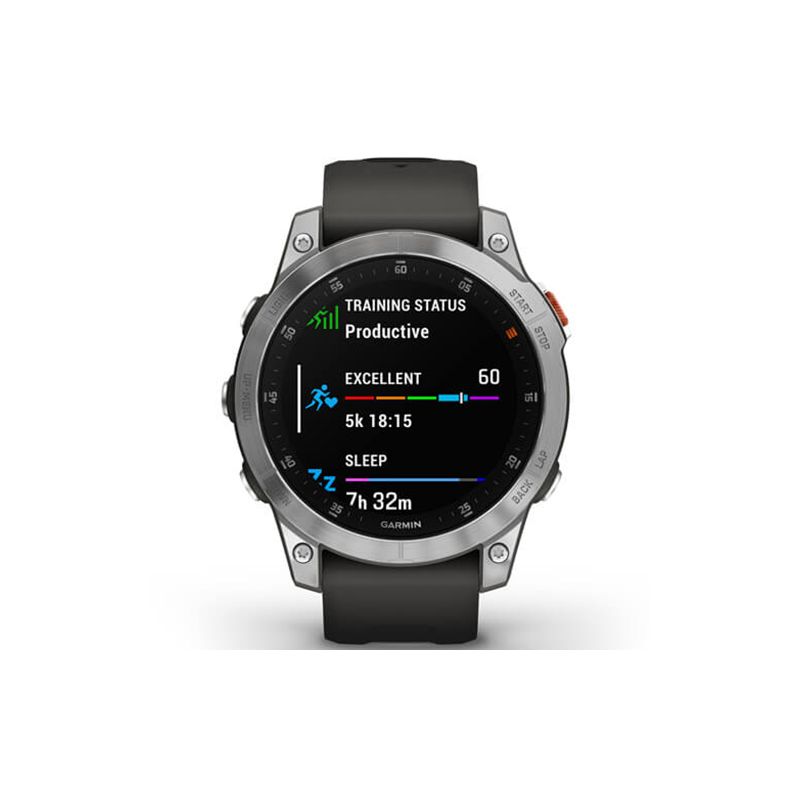 Garmin Epix 2 Tummanharmaa teräs 010-02582-01-0