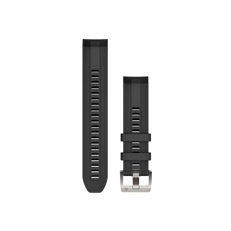 Garmin MARQ Quickfit 22 mm musta silikoniranneke 010-13225-00-1