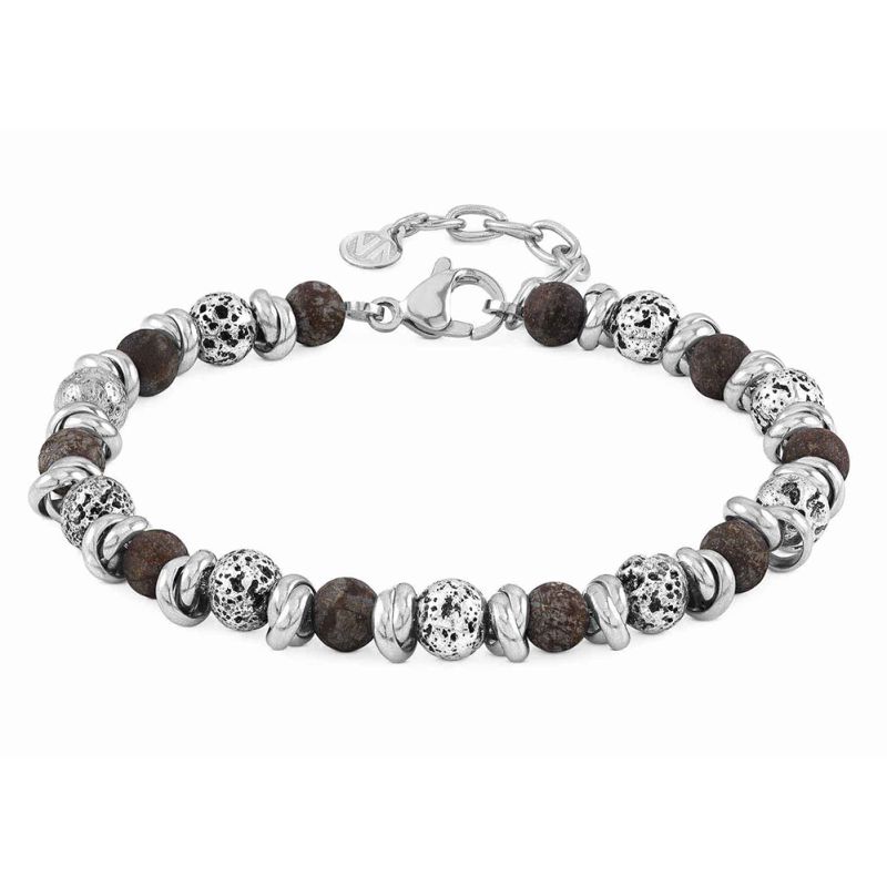 Nomination Instinct Lava & Moss Agate rannekoru 027919/050-1