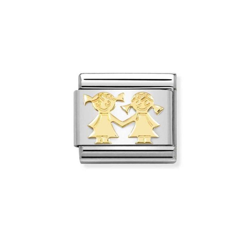 Nomination Classic Gold Sisters 030162/67-1