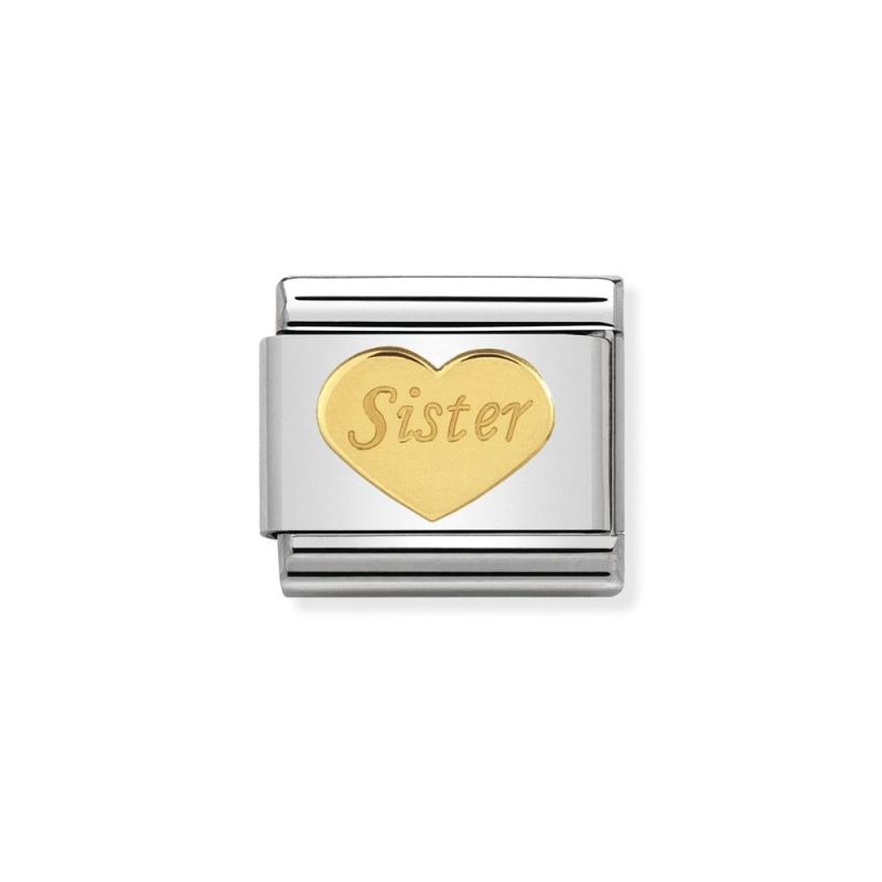 Nomination Classic 18K Sydän Sister 030162/36-1