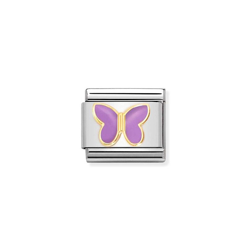Nomination Classic Purple Butterfly 030285/60-1