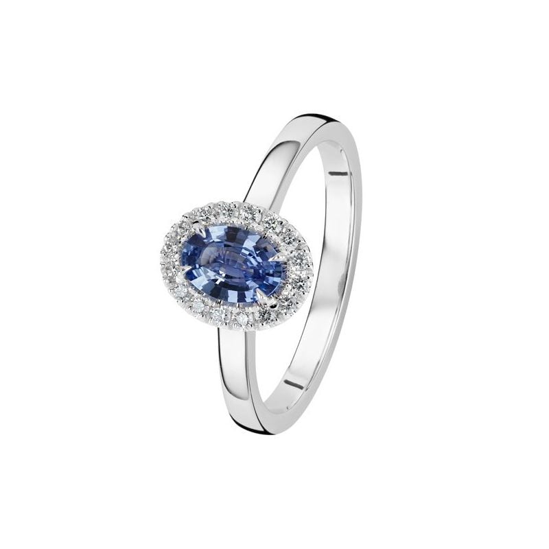 Kohinoor Olivia Diamantring mit blauem Saphir 033-411VS-16