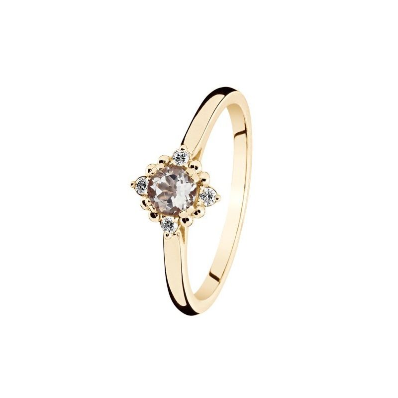 Kohinoor Celeste timanttisormus morganiitilla 033-440MO-04