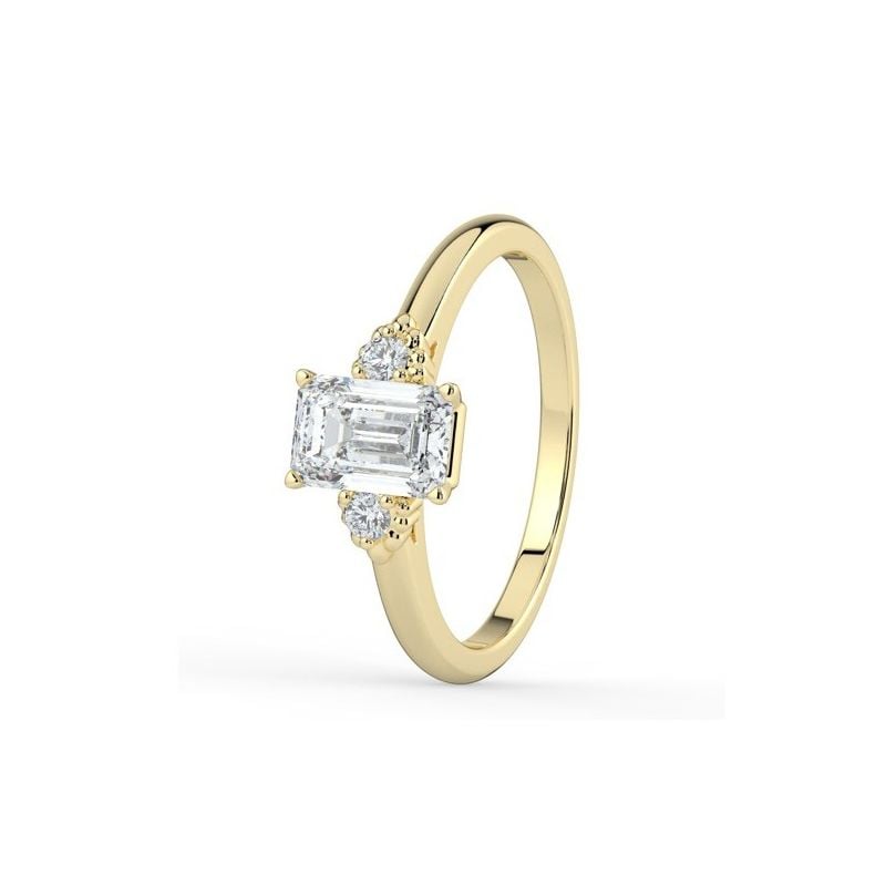 Kohinoor Celeste timanttisormus topaasilla 033-441KT-04