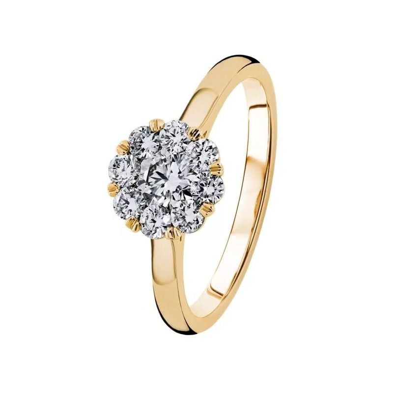 Kohinoor Dahlia Laborgezüchteter Diamantring 033L-232K-62