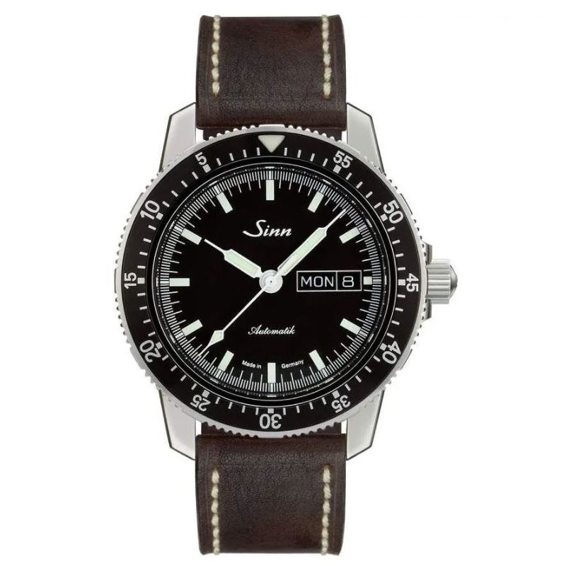 Sinn 104 St Sa I A -rannekello / ruskea nahka 104.010-1