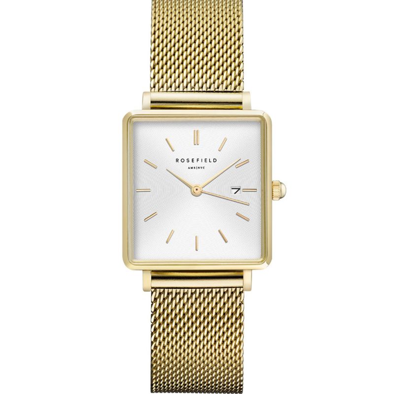 Rosefield The Boxy White Gold QWSG-Q03-1